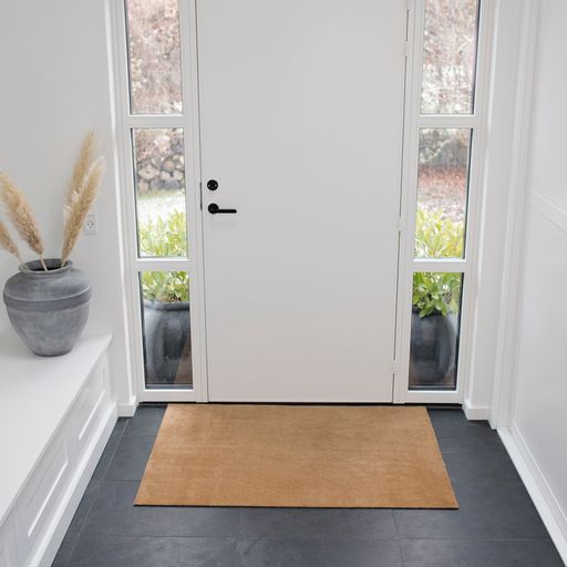 FLOOR MAT 90 x 130 cm - UNI COLOr DIJON