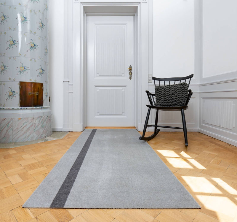 STRIPES VERTICAL - LIGHT GREY/STEEL GREY