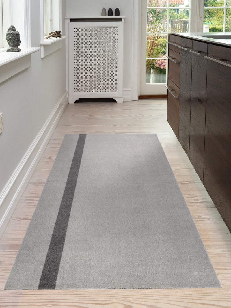 STRIPES VERTICAL - LIGHT GREY/STEEL GREY