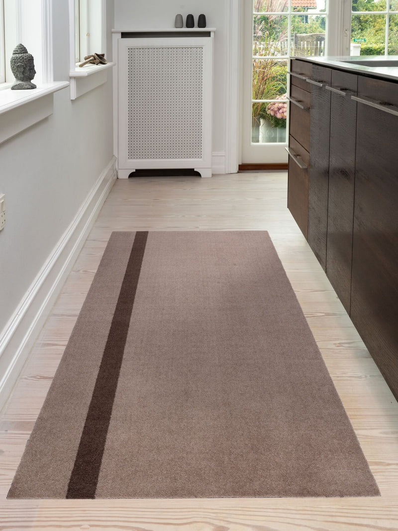 STRIPES VERTICAL - SAND/BROWN