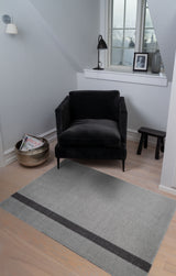 STRIPES VERTICAL - LIGHT GREY/STEEL GREY