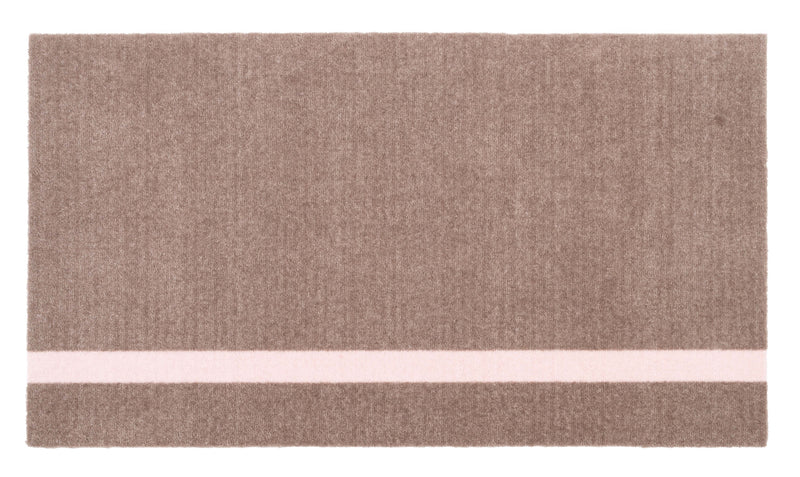 STRIPES VERTICAL - SAND/LIGHT ROSE
