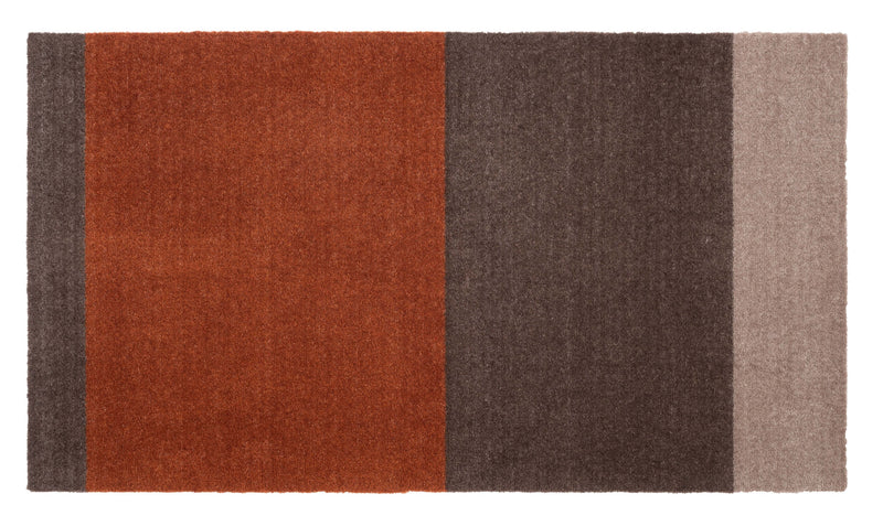 STRIPES HORIZONTAL - SAND/BROWN/TERRACOTTA