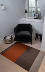 STRIPES HORIZONTAL - SAND/BROWN/TERRACOTTA