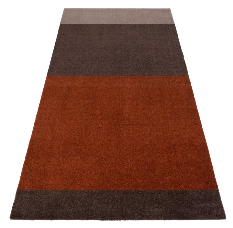 STRIPES HORIZONTAL - SAND/BROWN/TERRACOTTA