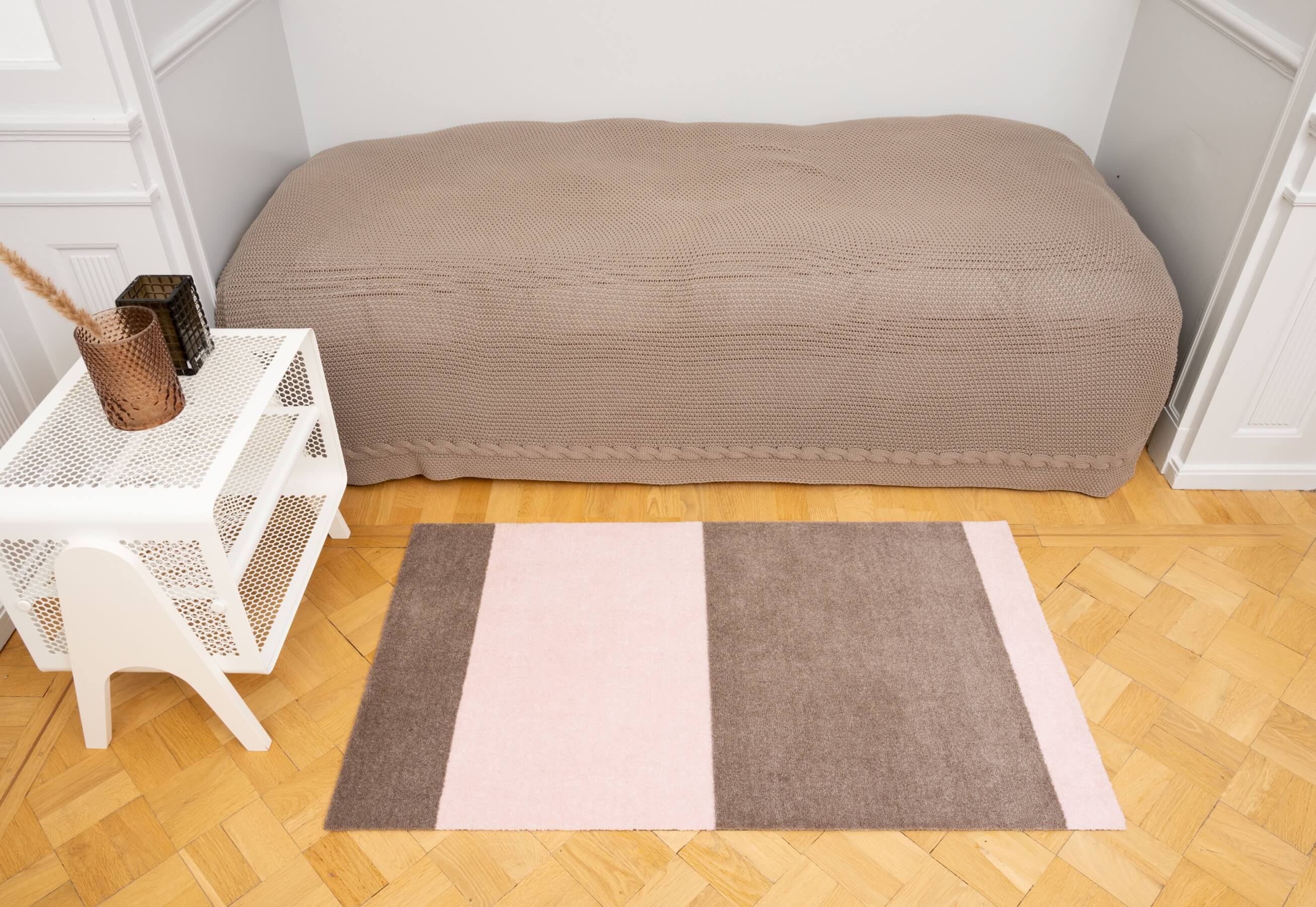 STRIPES HORIZONTAL - SAND/LIGHT ROSE