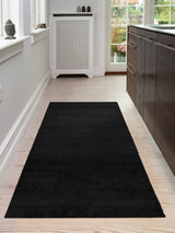 FLOOR MAT 90 x 200 CM - UNI color BLACK