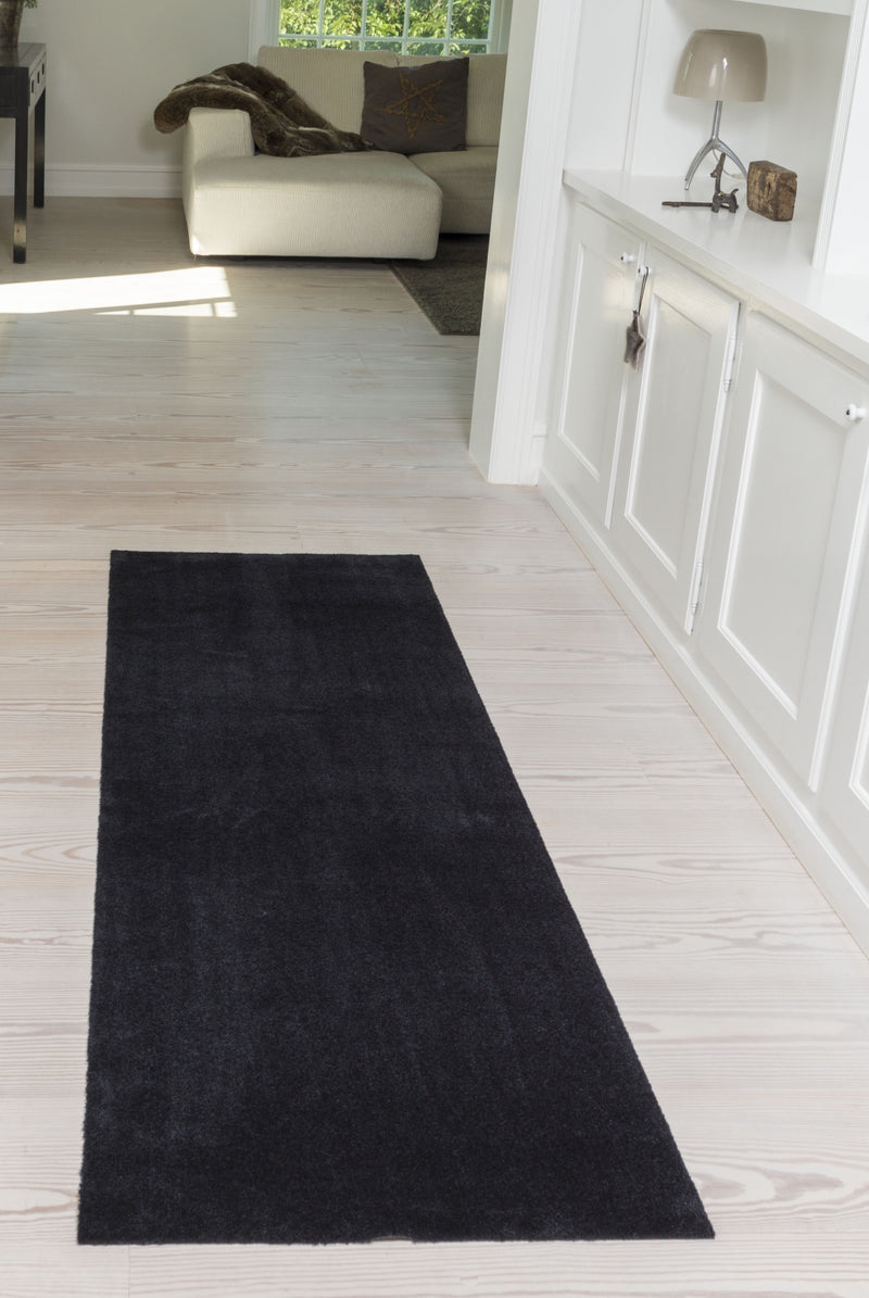FLOOR MAT 90 x 200 CM - UNI color BLACK