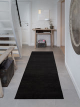 FLOOR MAT 90 x 200 CM - UNI color BLACK