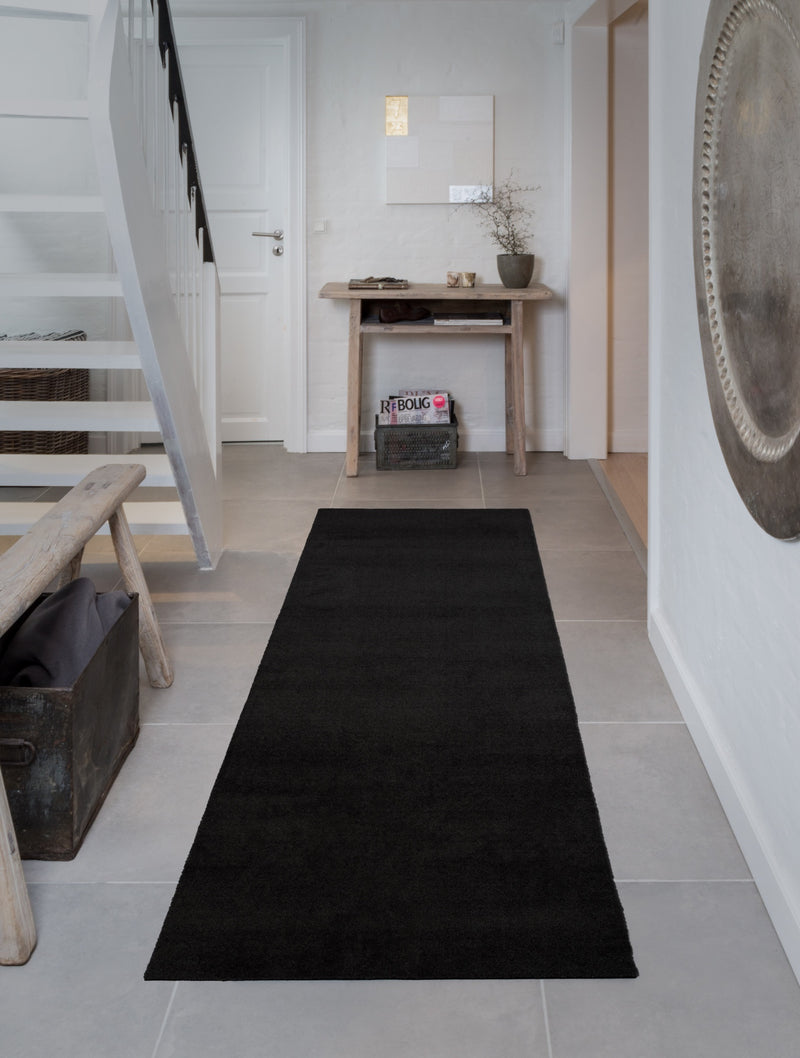 FLOOR MAT 90 x 200 CM - UNI color BLACK