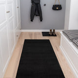 FLOOR MAT 90 x 200 CM - UNI color BLACK