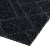 FLOOR MAT 60 x 90 cm - LINES/DARK GREY