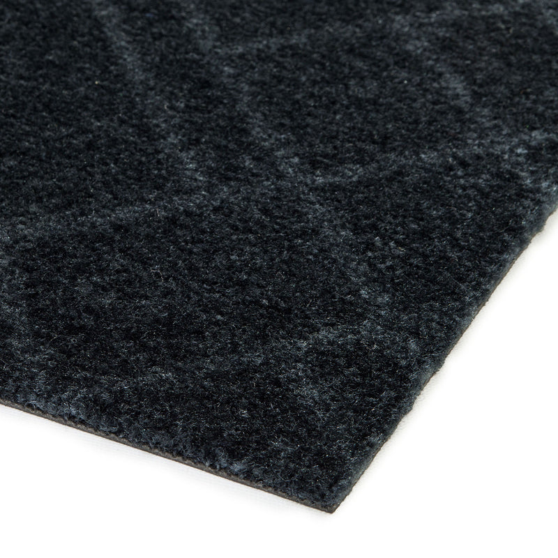 FLOOR MAT 60 x 90 cm - LINES/DARK GREY