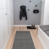 FLOOR MAT 90 x 200 cm - UNI COLOR STEELGREY