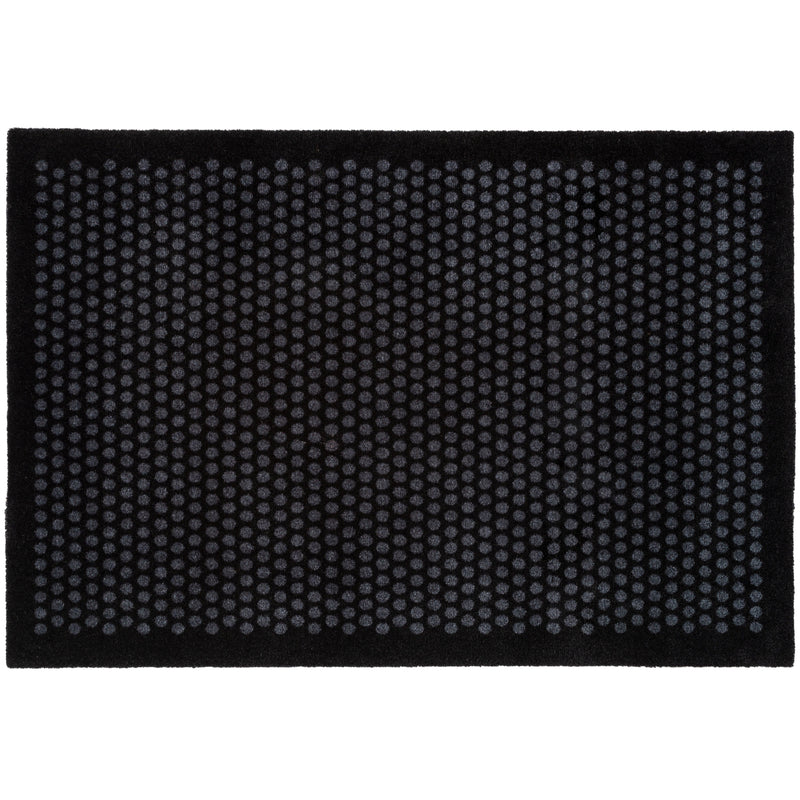 FLOOR MAT 90 x 130 CM - DOT BLACK/GREY