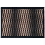 FLOOR MAT 90 x 130 CM - DOT BLACK/SAND