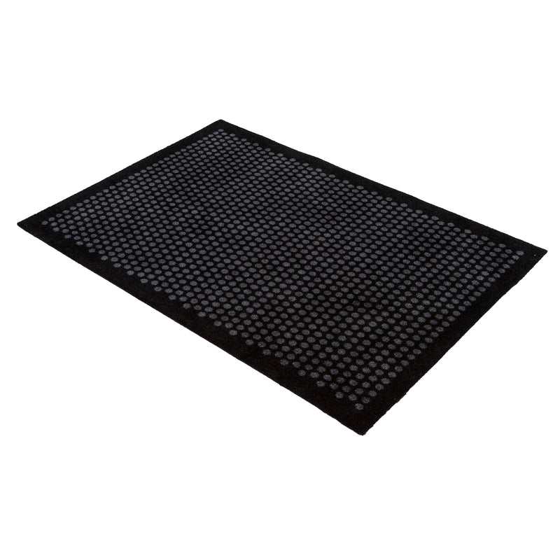 FLOOR MAT 90 x 130 CM - DOT BLACK/GREY