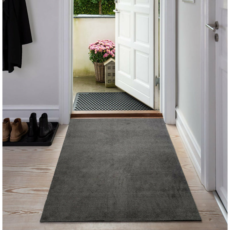 FLOOR MAT 90 x 130 CM - UNI COLOR STEELGREY