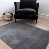 FLOOR MAT 90 x 130 CM - UNI COLOR STEELGREY
