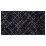 FLOOR MAT 67 x 120 cm - LINES BLACK/GREY