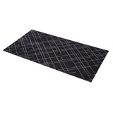 FLOOR MAT 67 x 120 cm - LINES BLACK/GREY