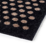 FLOOR MAT 67 x 120 CM - DOT BLACK/SAND