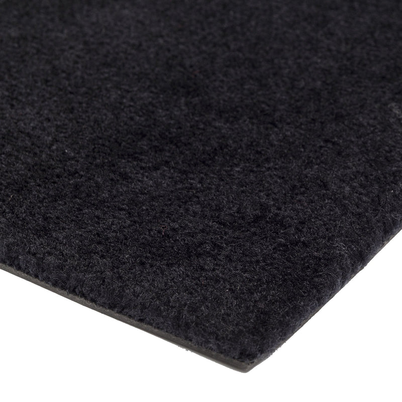 FLOOR MAT 90 x 130 cm - UNI COLOr BLACK