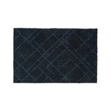 FLOOR MAT 40 x 60 cm - LINES / DARK GRAY