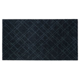 FLOOR MAT 67 x 120 cm - LINES/DARK GREY