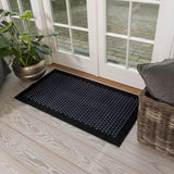 FLOOR MAT 67 x 120 CM - DOT BLACK/GREY