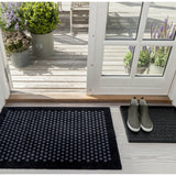 FLOOR MAT 60 x 90 CM - DOT BLACK/GREY