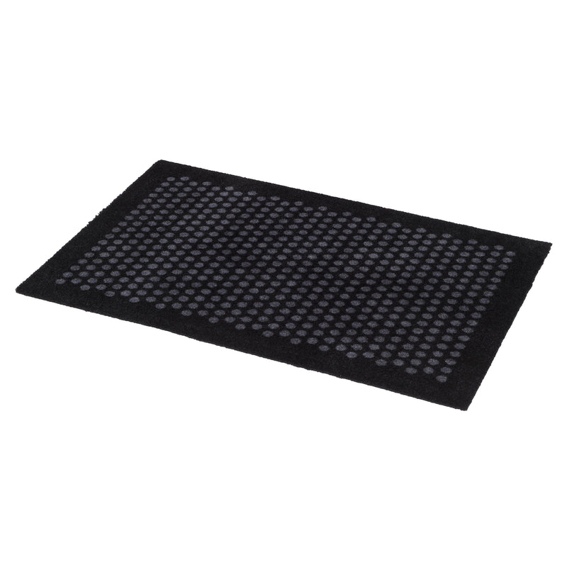 FLOOR MAT 60 x 90 CM - DOT BLACK/GREY