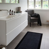FLOOR MAT 67 x 120 CM - DOT BLACK/GREY