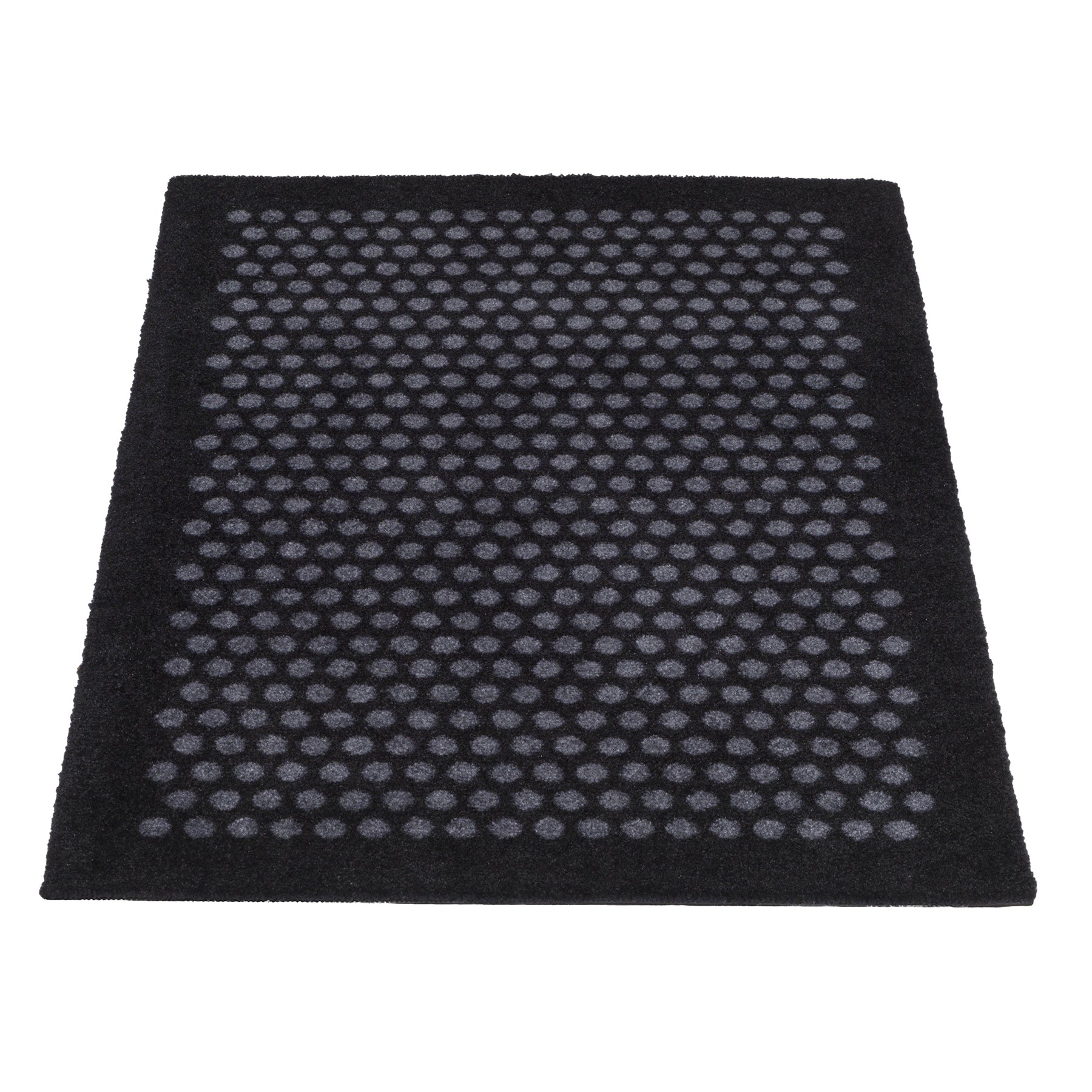 FLOOR MAT 60 x 90 CM - DOT BLACK/GREY