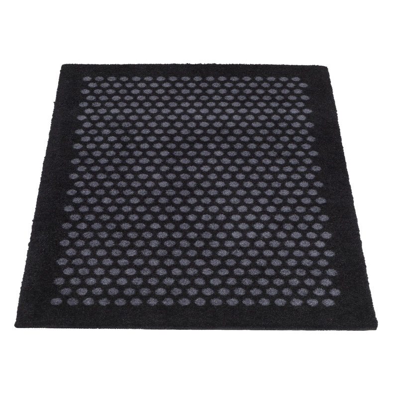 FLOOR MAT 60 x 90 CM - DOT BLACK/GREY