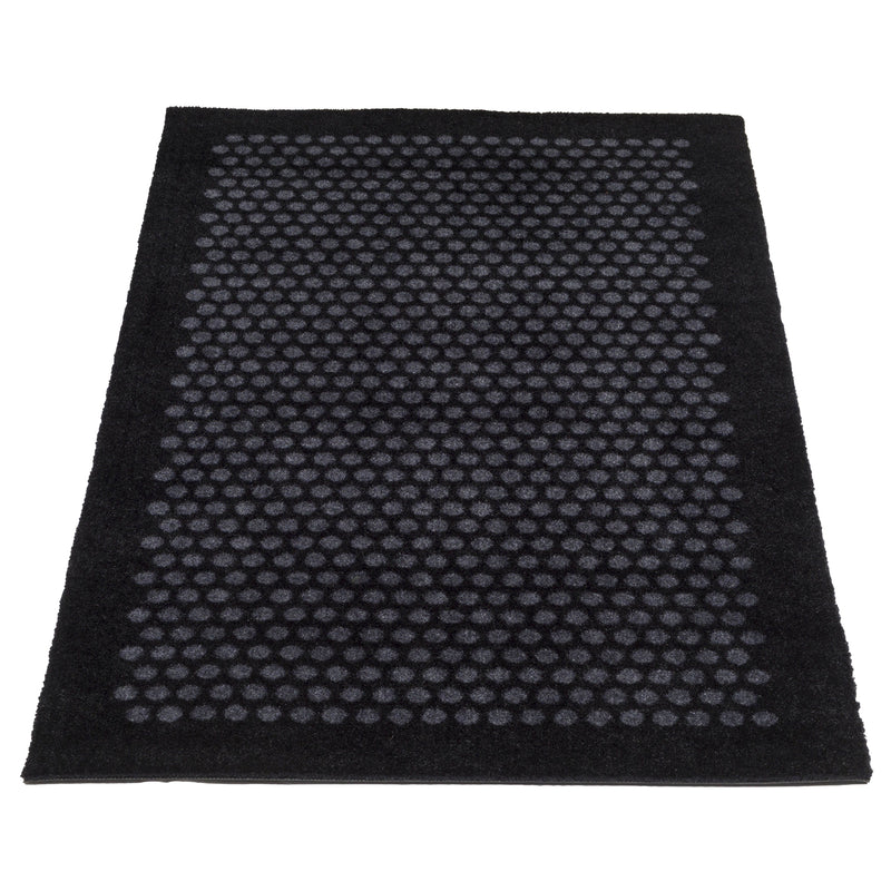 FLOOR MAT 67 x 120 CM - DOT BLACK/GREY