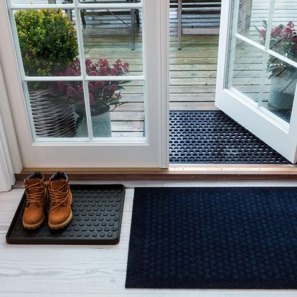 FLOOR MAT 67 x 120 CM - DOTS/BLUE