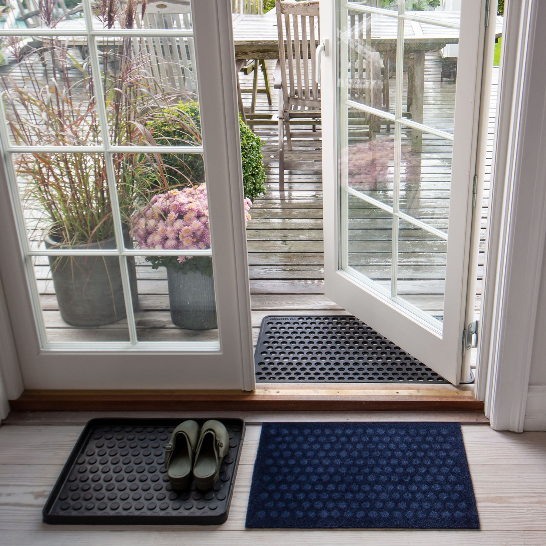 50% OFF - FLOOR MAT 40 x 60 CM - DOTS/BLUE