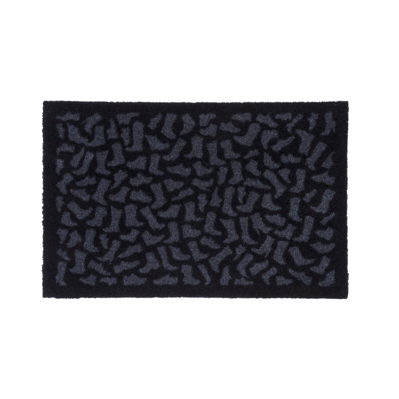 FLOOR MAT 40 X 60 cm - FOOTWEAR/BLACK GREY