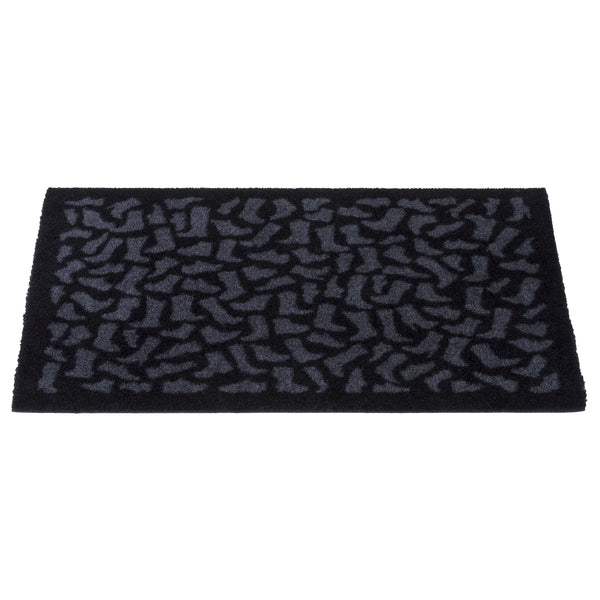 FLOOR MAT 40 X 60 cm - FOOTWEAR/BLACK GREY