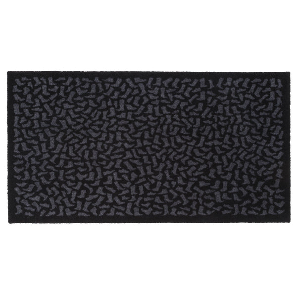 FLOOR MAT 67 x 120 CM - FOOTWEAR/BLACK GREY