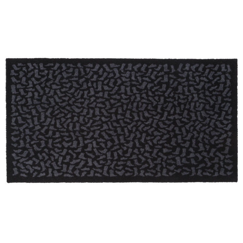 FLOOR MAT 67 x 120 CM - FOOTWEAR/BLACK GREY