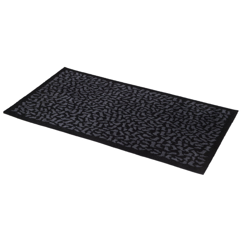 FLOOR MAT 67 x 120 CM - FOOTWEAR/BLACK GREY