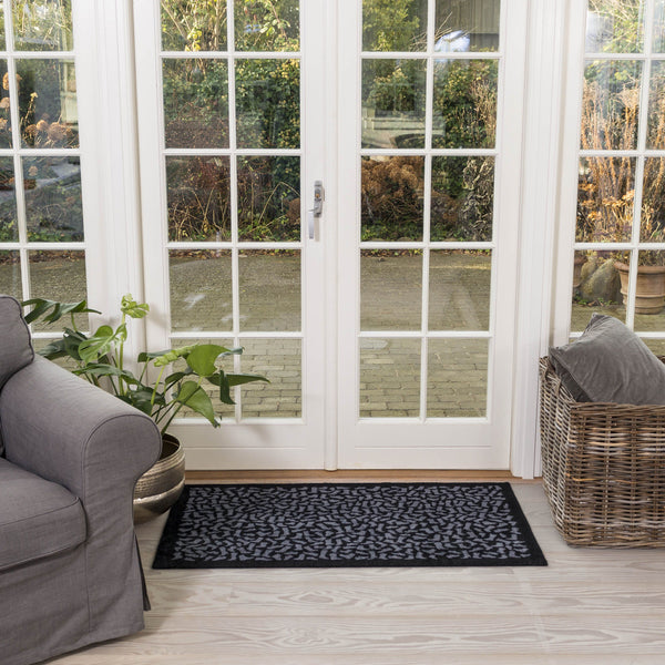 FLOOR MAT 67 x 120 CM - FOOTWEAR/BLACK GREY
