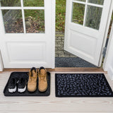 FLOOR MAT 40 X 60 cm - FOOTWEAR/BLACK GREY