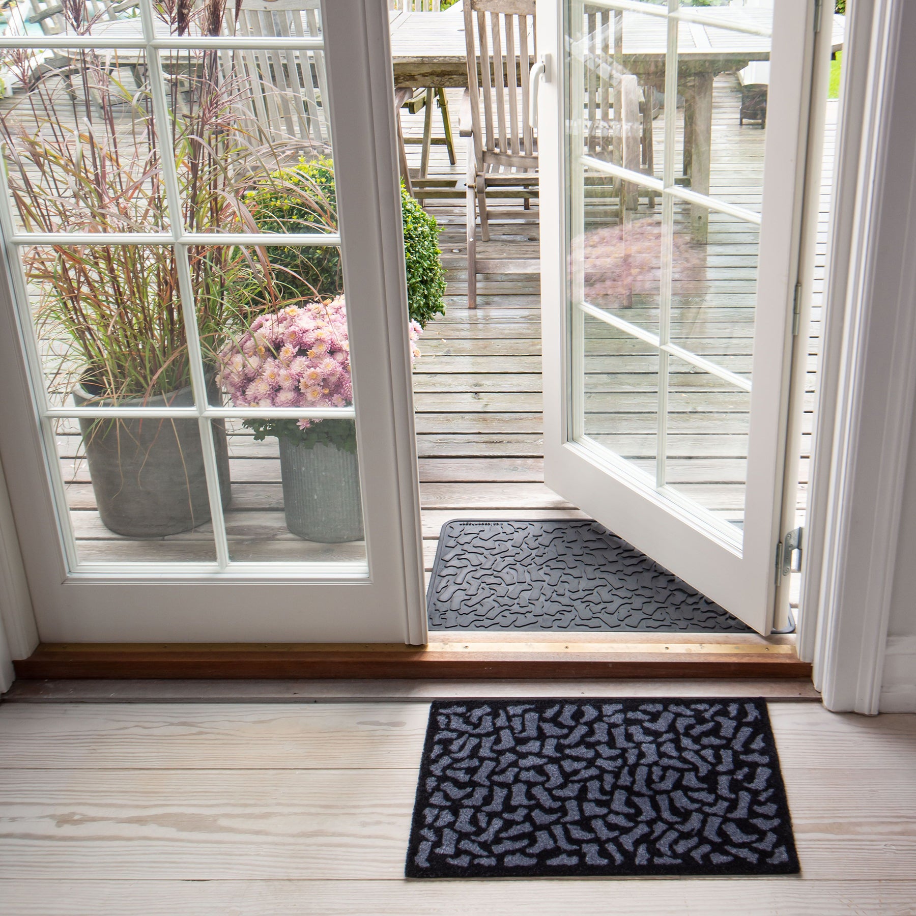 50% OFF - FLOOR MAT 40 X 60 cm - FOOTWEAR/BLACK GREY