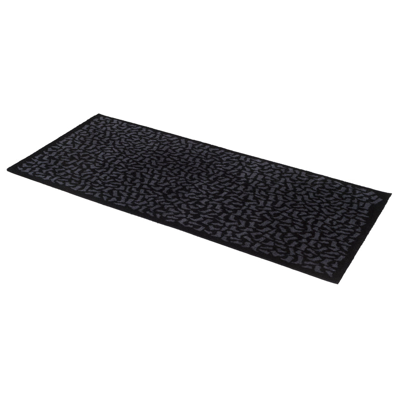 FLOOR MAT 67 x 150 CM - FOOTWEAR/BLACK GREY
