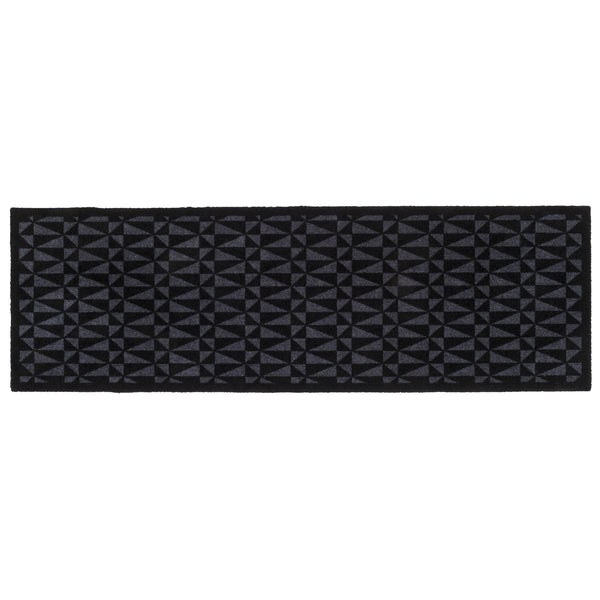 FLOOR MAT 67 x 200 cm - GRAPHIC/BLACK