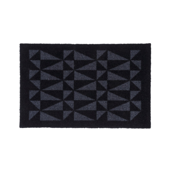 FLOOR MAT 40 x 60 CM - GRAPHIC/BLACK GREY