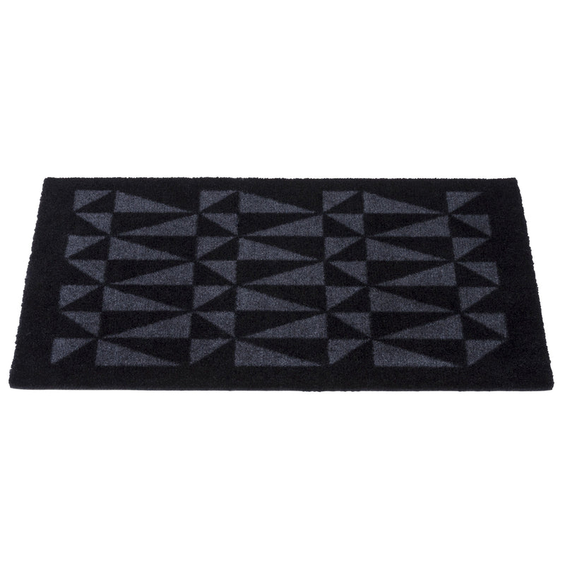 FLOOR MAT 40 x 60 CM - GRAPHIC/BLACK GREY